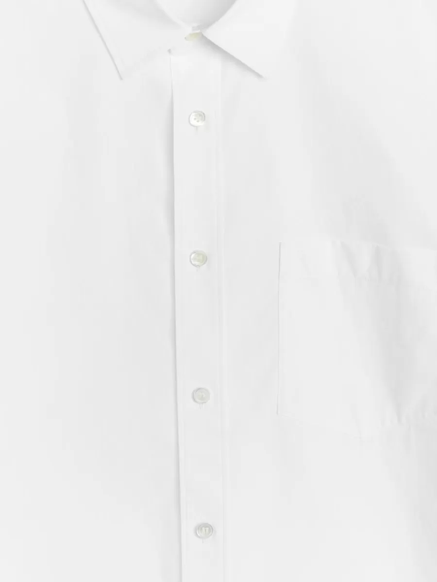Chemises-ARKET Chemise en popeline lavée Blanc