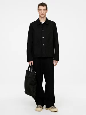 Chemises-ARKET Chemise en sergé Noir