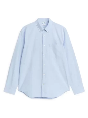 Chemises-ARKET Chemise Oxford Bleu ciel