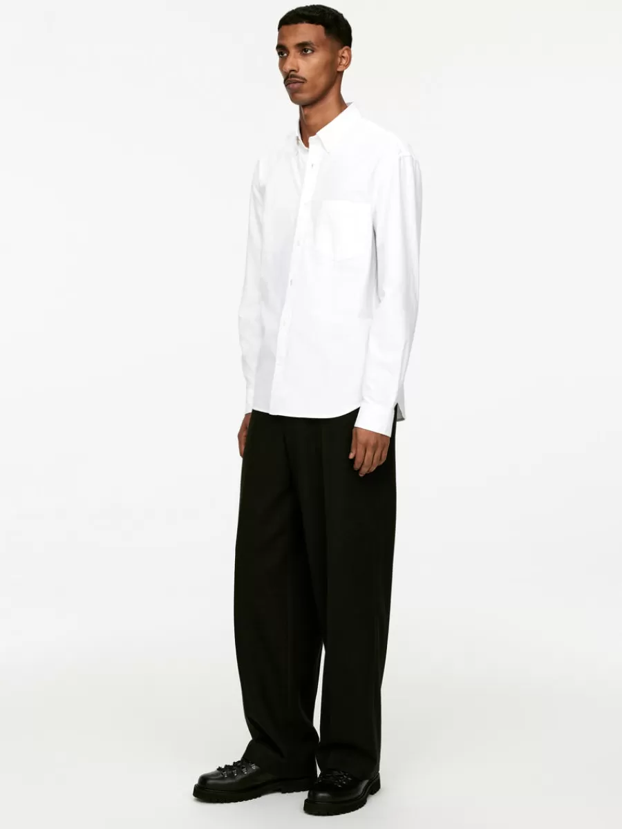 Chemises-ARKET Chemise Oxford Blanc