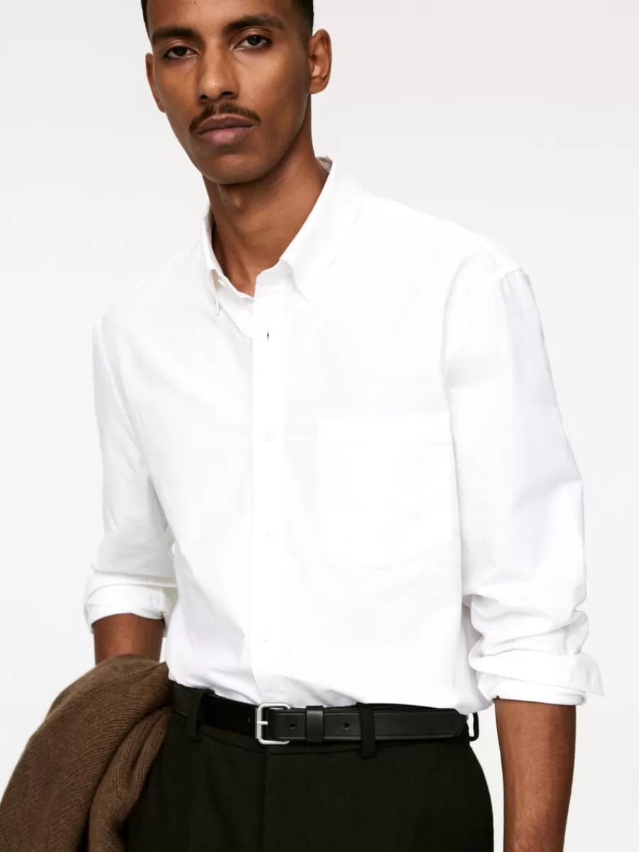 Chemises-ARKET Chemise Oxford Blanc