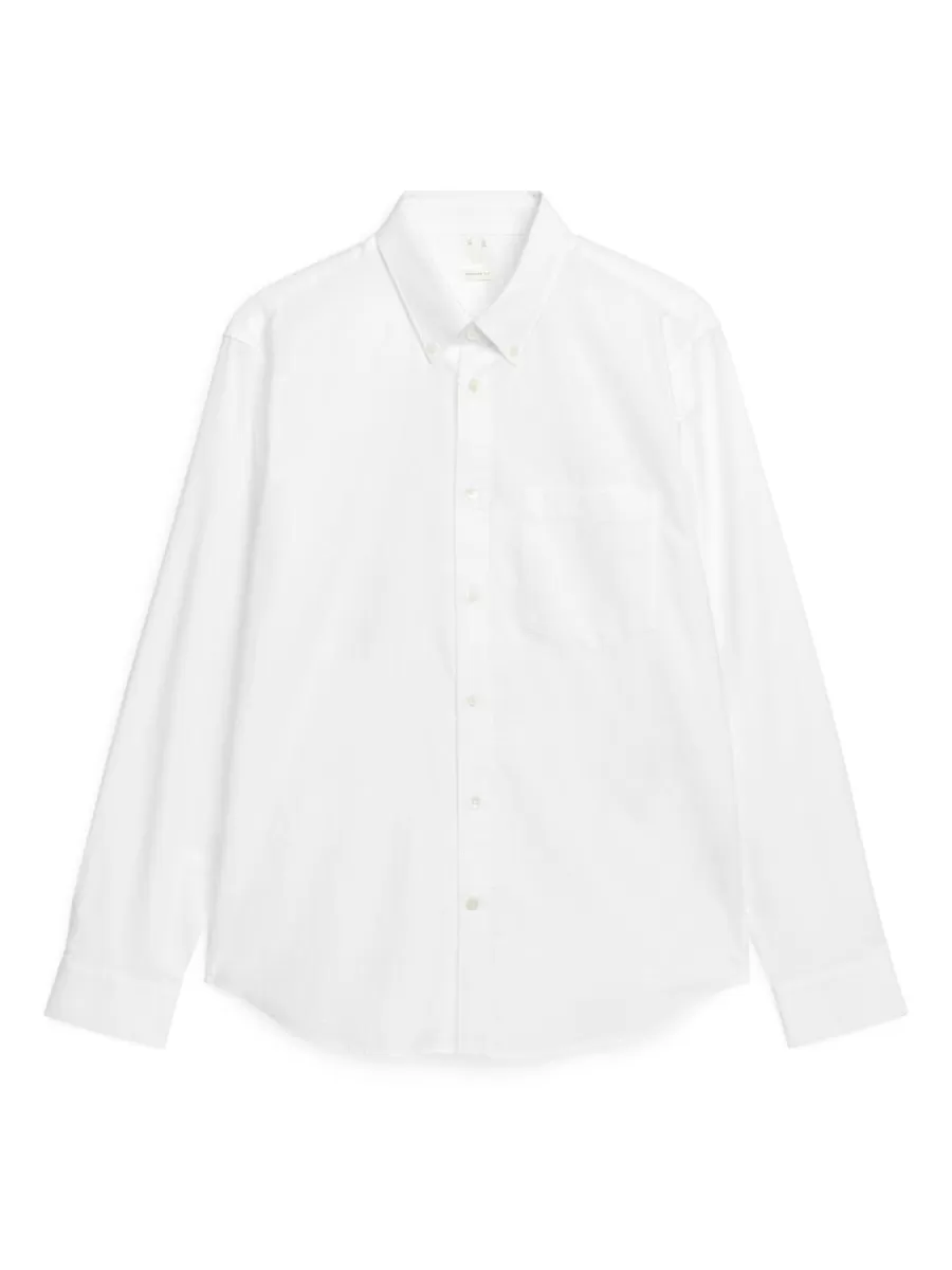 Chemises-ARKET Chemise Oxford Blanc