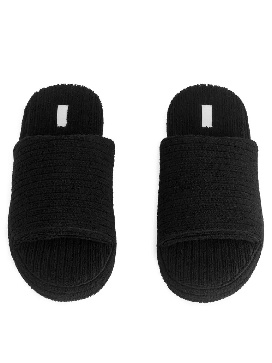 Maillots De Bain-ARKET Claquettes de piscine en éponge Noir