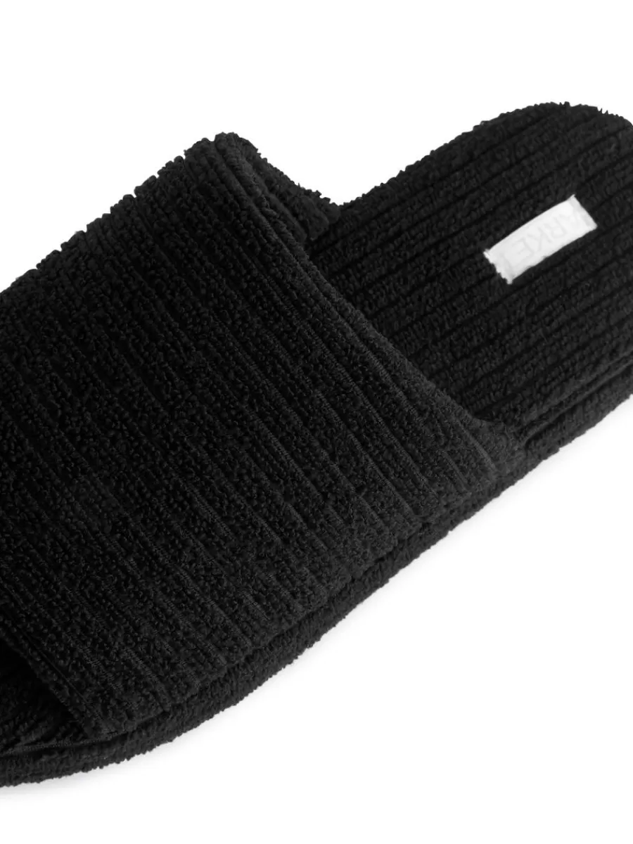 Maillots De Bain-ARKET Claquettes de piscine en éponge Noir