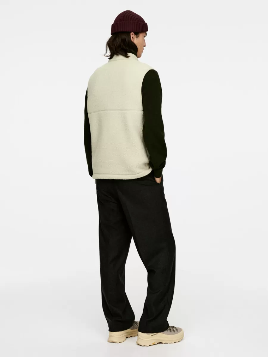 Vêtements De Sport | Manteaux Et Vestes-ARKET Débardeur de sport en polaire Beige