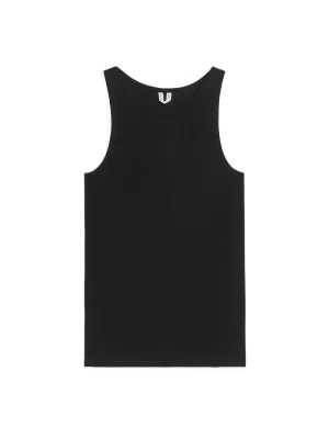 Tenues Décontractées | Hauts Sans Manches-ARKET Débardeur en soie Noir