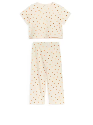 Pyjamas-ARKET Ensemble de pyjama en jersey Blanc