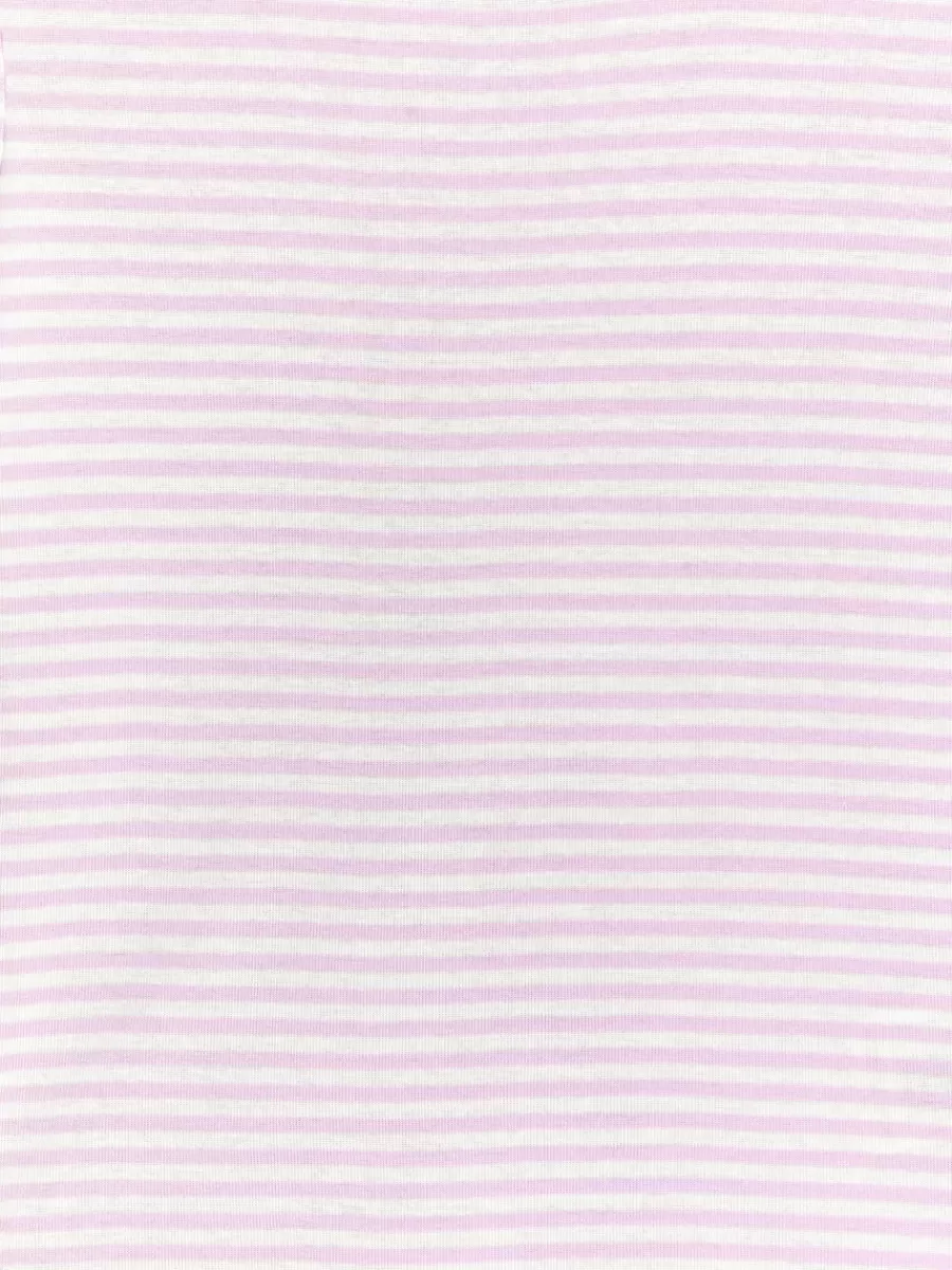 Pyjamas-ARKET Ensemble pyjama en jersey Mauve/Blanc
