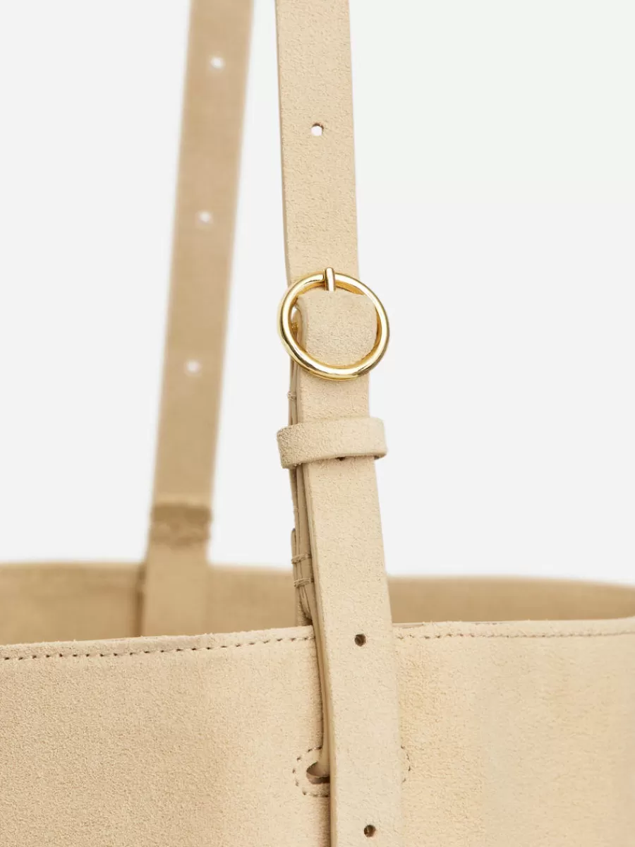 Tous Les Sacs-ARKET Fourre-tout en daim Beige clair