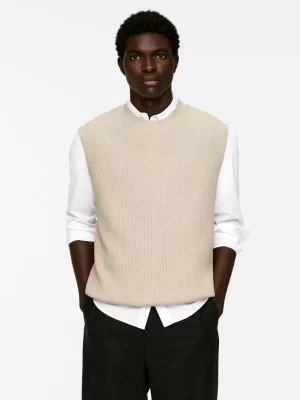 Maille-ARKET Gilet en coton Beige