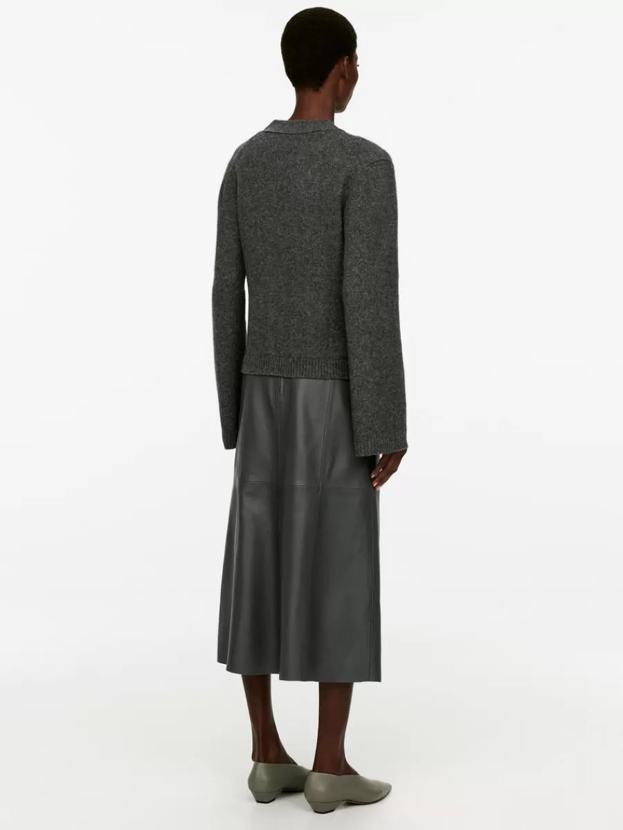 Mailles Et Cardigans-ARKET Gilet en laine Gris foncé