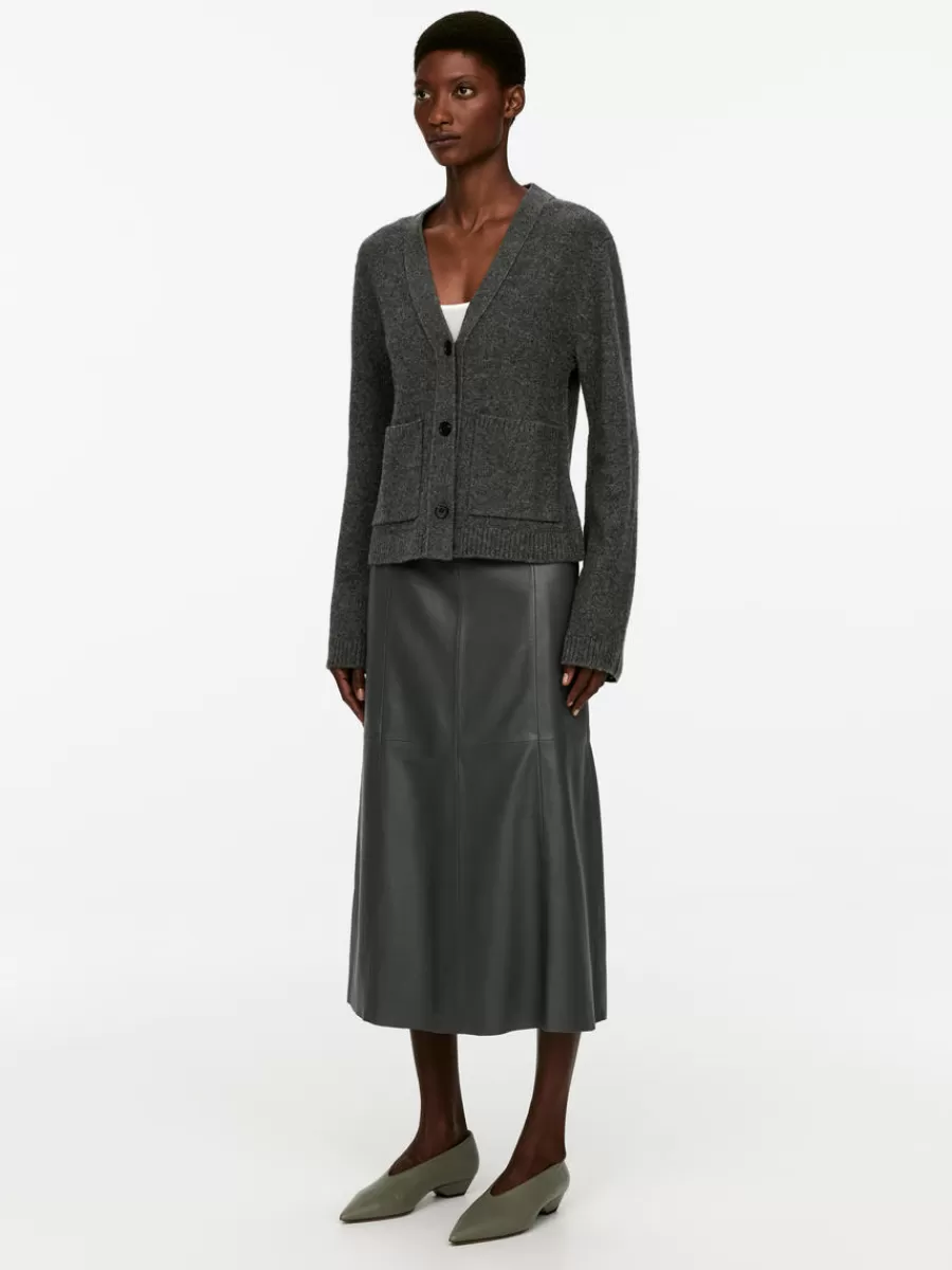 Mailles Et Cardigans-ARKET Gilet en laine Gris foncé