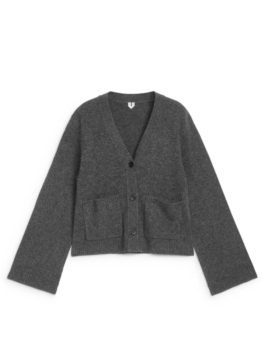 Mailles Et Cardigans-ARKET Gilet en laine Gris foncé
