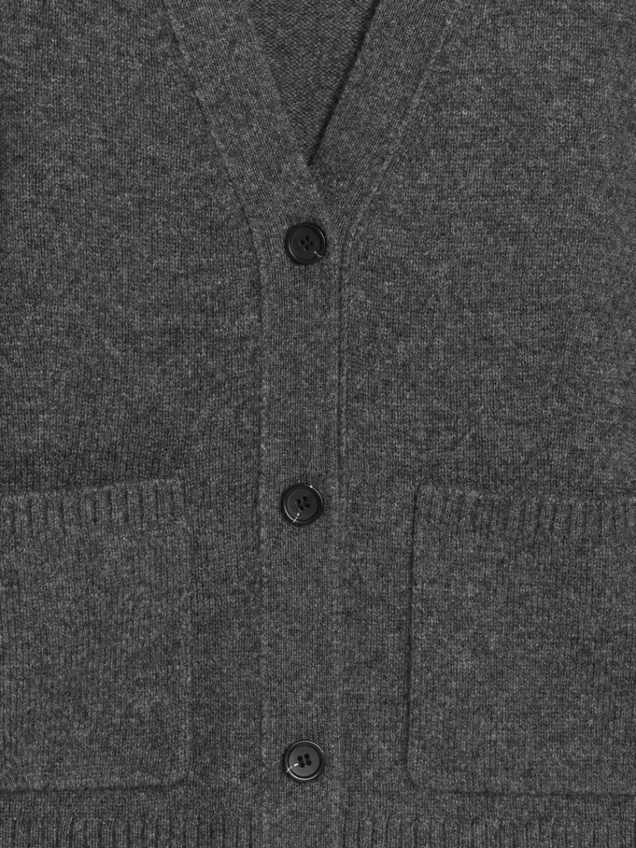 Mailles Et Cardigans-ARKET Gilet en laine Gris foncé