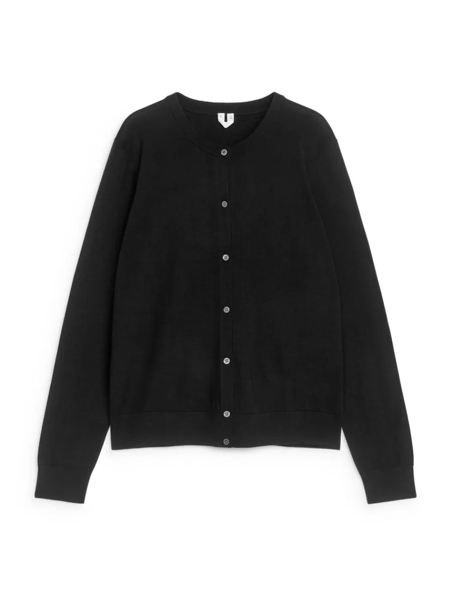 Mailles Et Cardigans-ARKET Gilet en laine mérinos Noir