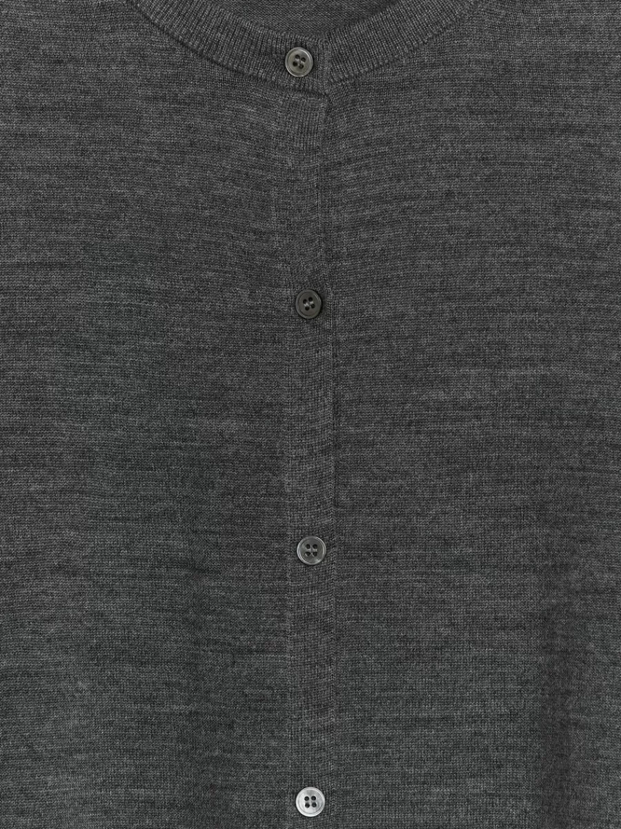 Mailles Et Cardigans-ARKET Gilet en laine mérinos gris