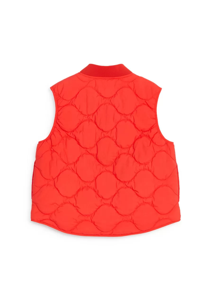 Manteaux Et Vestes | Manteaux Et Vestes-ARKET Gilet matelassé Rouge vif