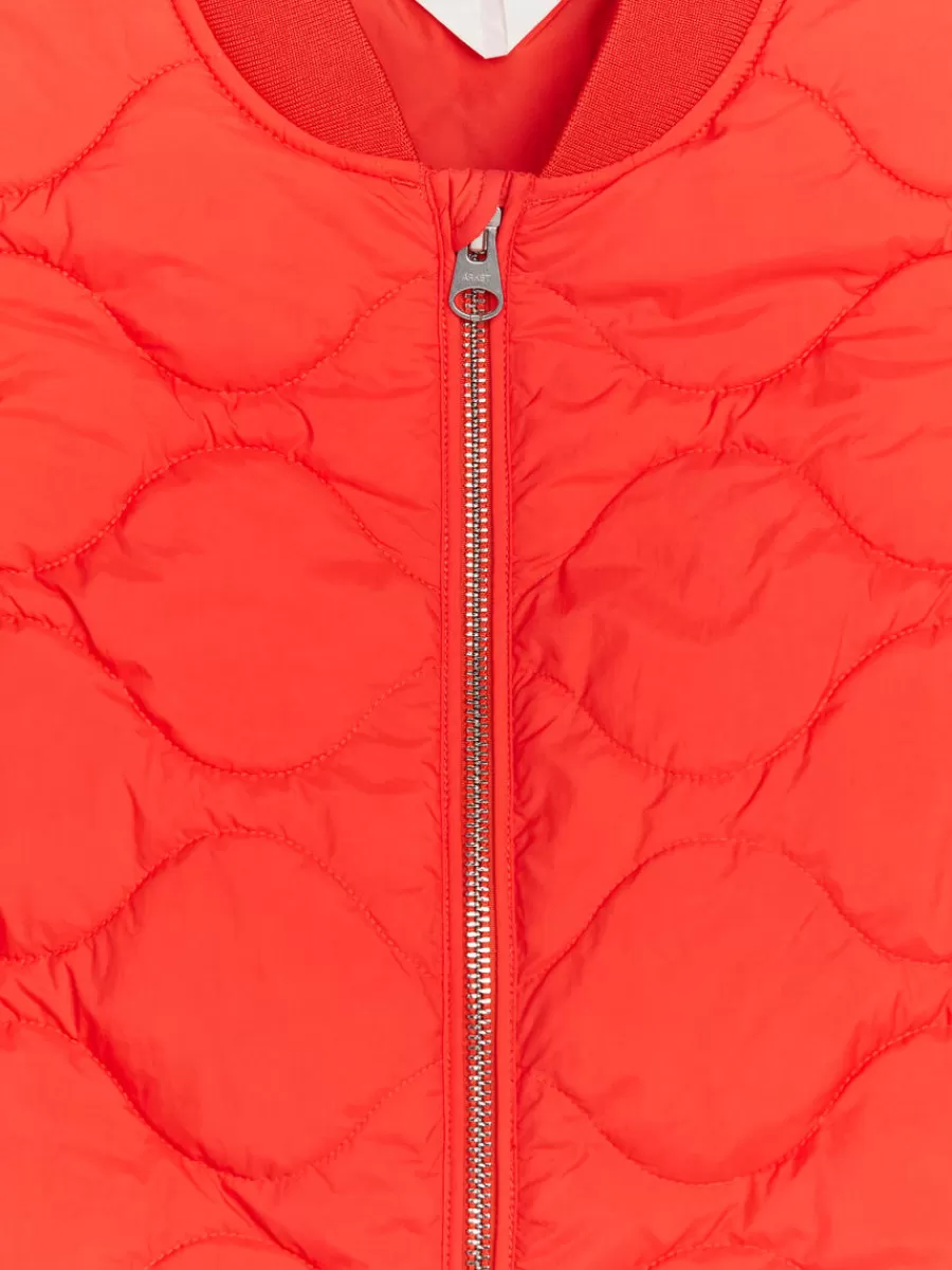 Manteaux Et Vestes | Manteaux Et Vestes-ARKET Gilet matelassé Rouge vif