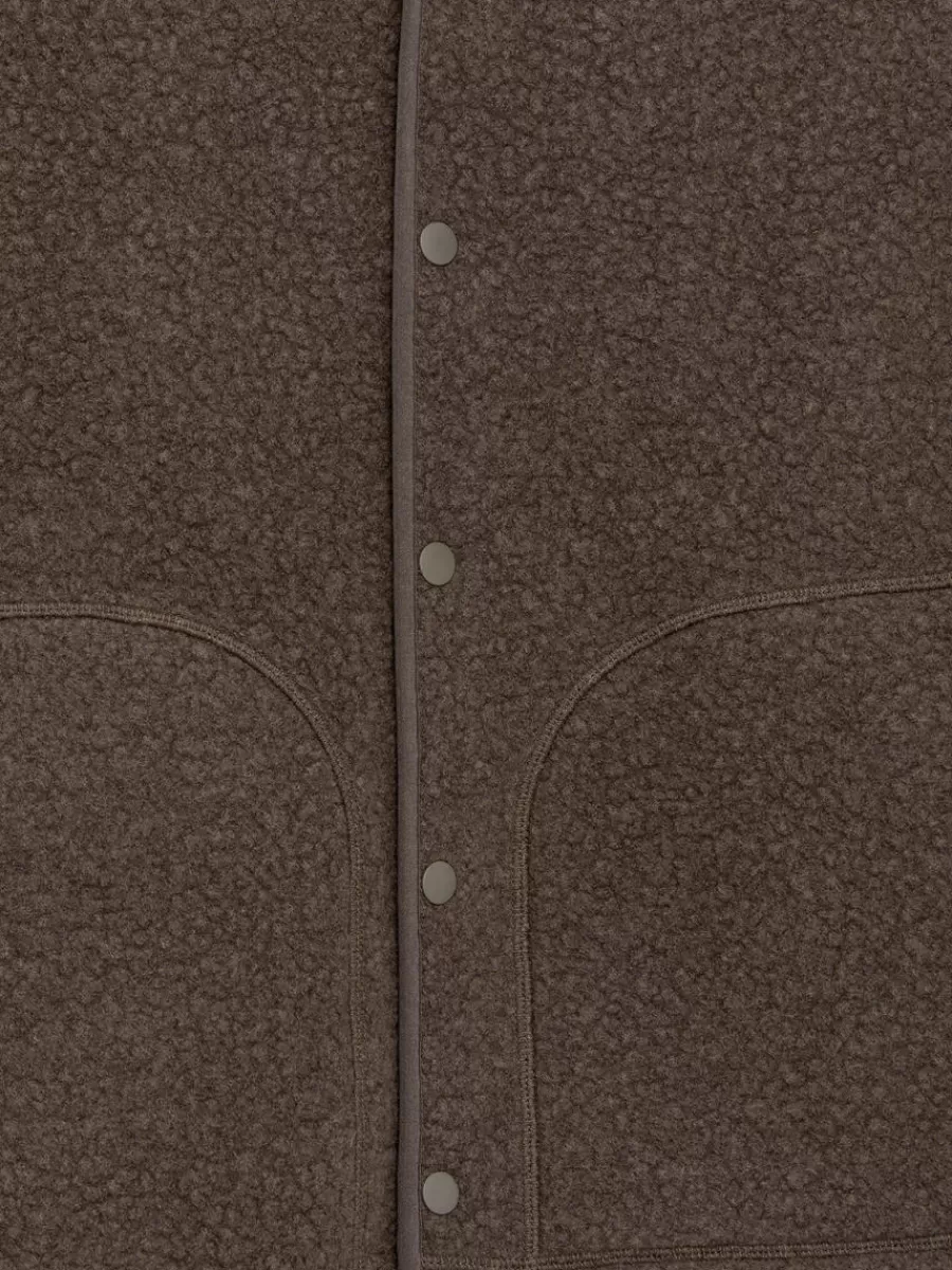 Manteaux Et Vestes | Vêtements De Sport-ARKET Gilet molletonné en laine Taupe foncé