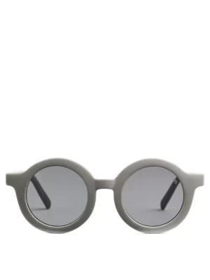 Tous Les Accessoires-ARKET GRECH & CO. Lunettes de soleil polarisées rondes Vert poudré/Brume