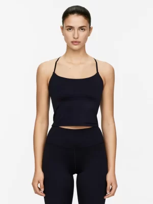 Vêtements De Sport-ARKET Haut doux et extensible Bleu foncé