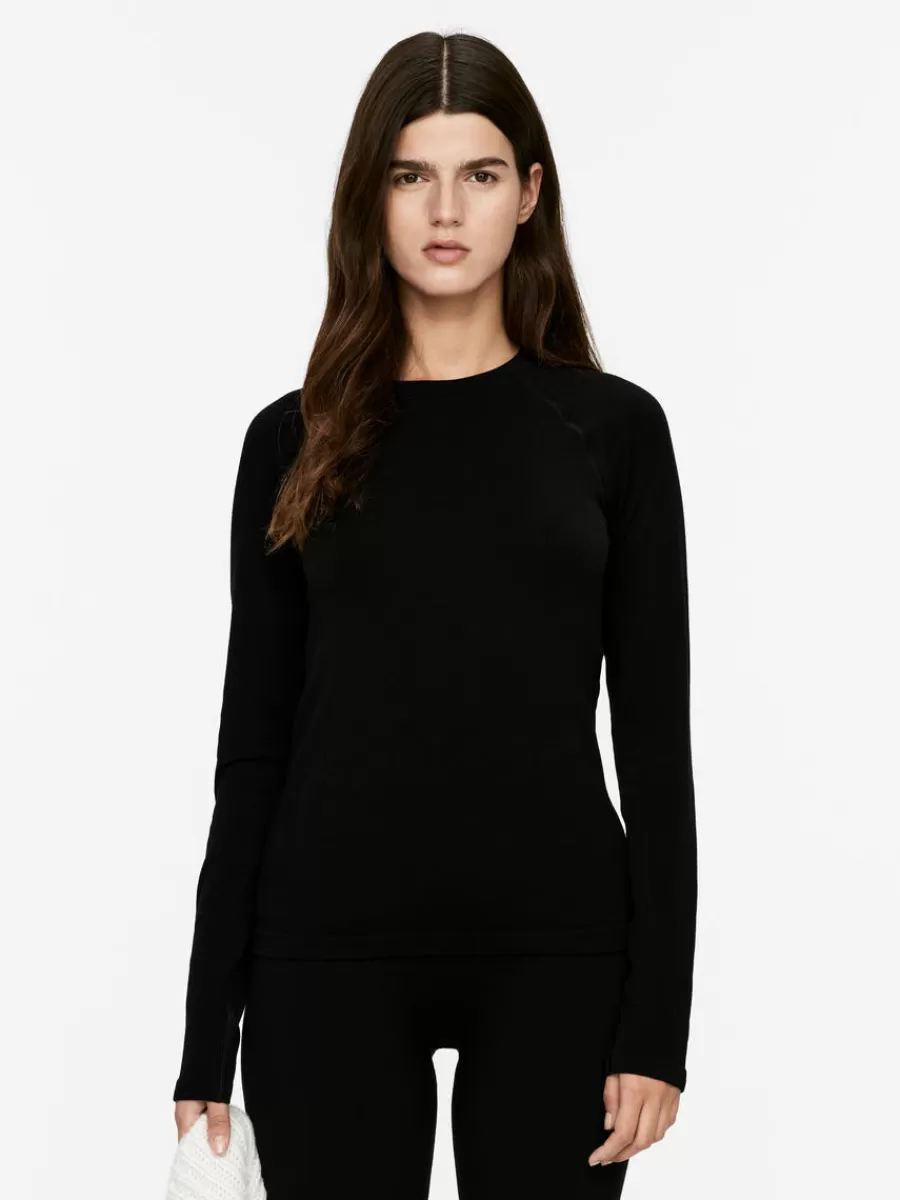 Vêtements De Sport-ARKET Haut en laine sans couture Noir