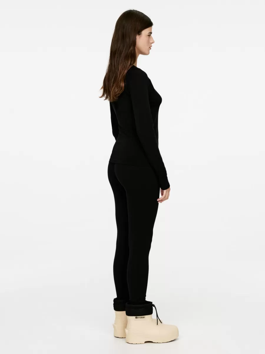 Vêtements De Sport-ARKET Haut en laine sans couture Noir
