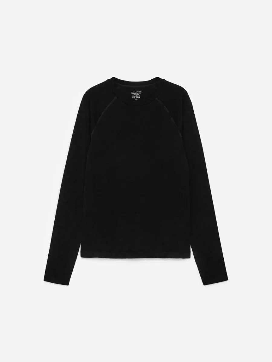 Vêtements De Sport-ARKET Haut en laine sans couture Noir