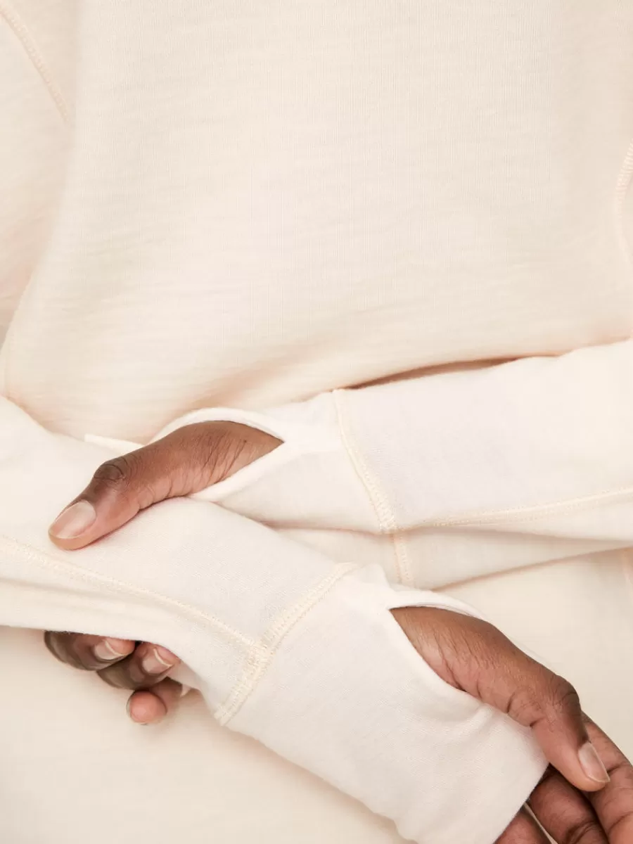 Vêtements De Sport | Mailles Et Cardigans-ARKET Haut en molleton de laine Blanc cassé