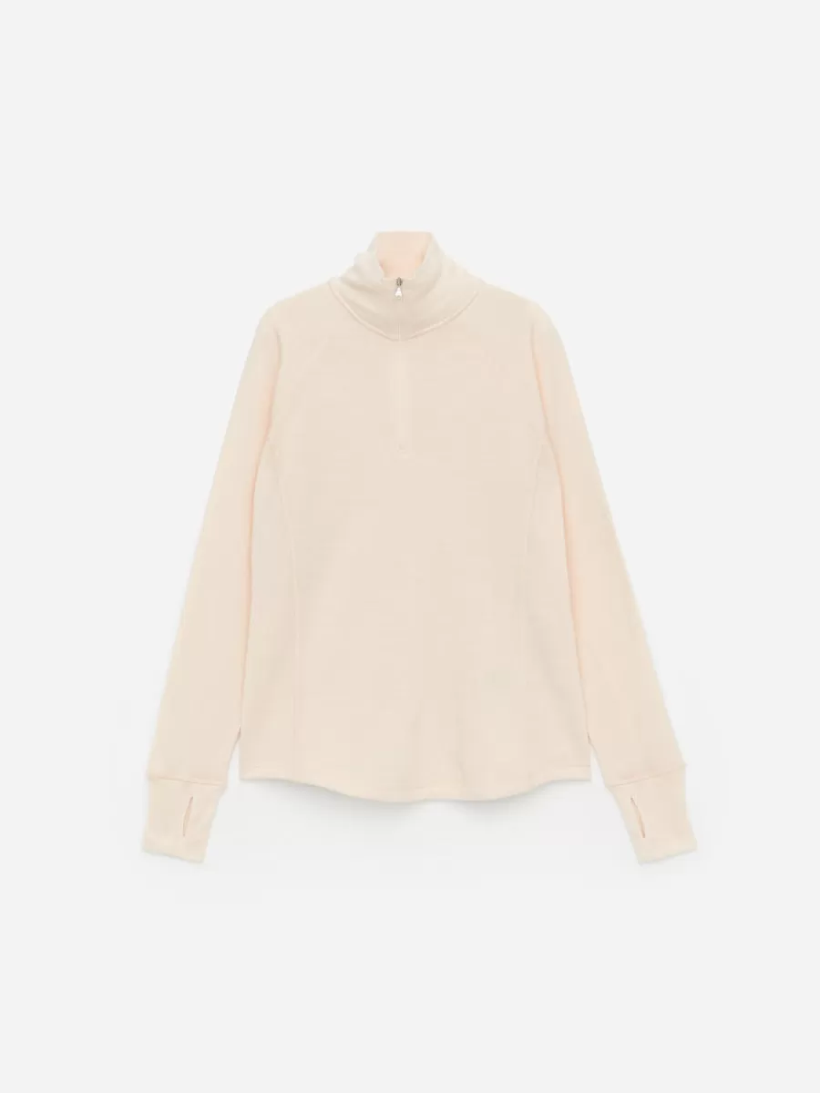 Vêtements De Sport | Mailles Et Cardigans-ARKET Haut en molleton de laine Blanc cassé