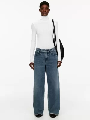 Jeans-ARKET Jean ample taille basse CLOUD Bleu moyen
