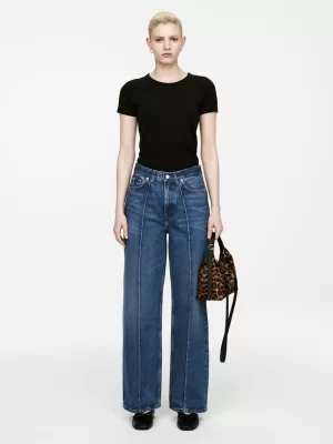 Jeans-ARKET Jean décontracté avec surpiqûres CORAL Bleu