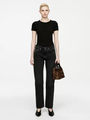 Jeans-ARKET Jean slim droit SNOW Noir délavé