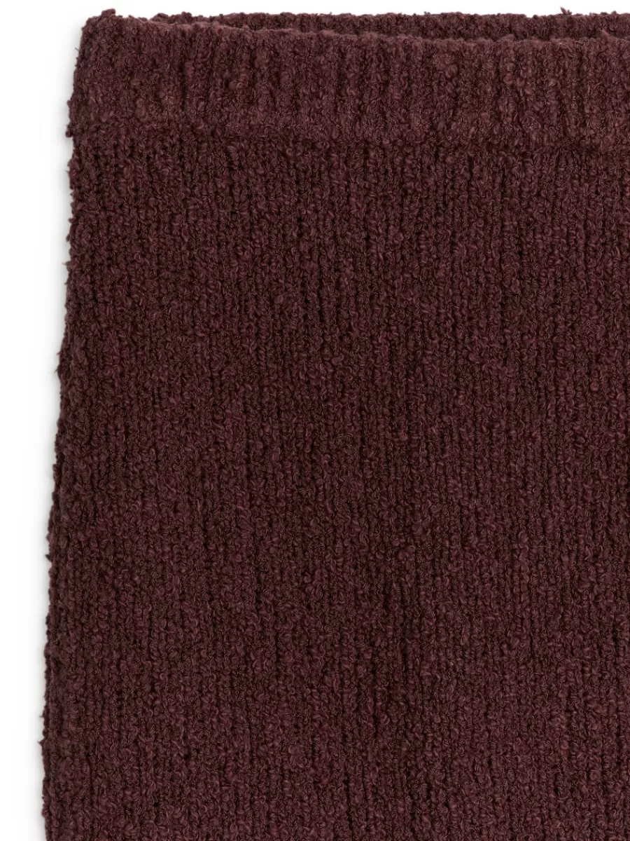 Tenues Décontractées | Jupes-ARKET Jupe en maille ajourée Bordeaux