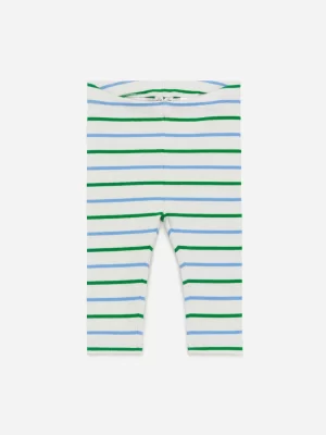 Bas-ARKET Legging côtelé Rayures bleues/vertes