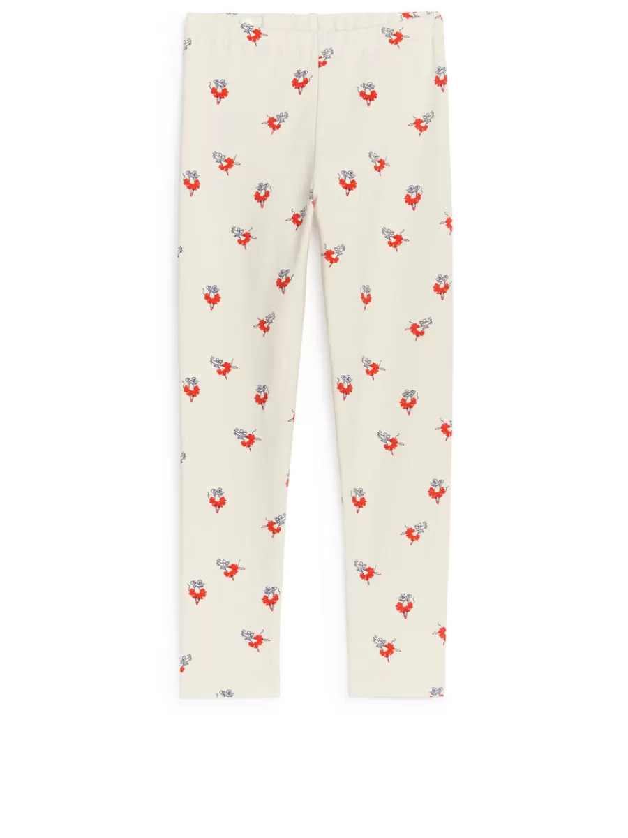 Pantalons Et Shorts | Pantalons-ARKET Legging en jersey Écru/Ballerines
