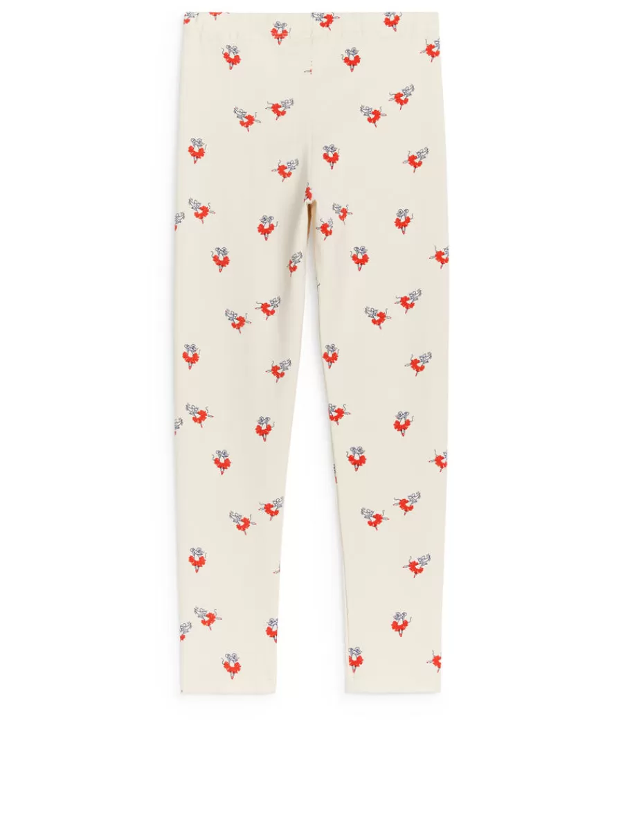 Pantalons Et Shorts | Pantalons-ARKET Legging en jersey Écru/Ballerines