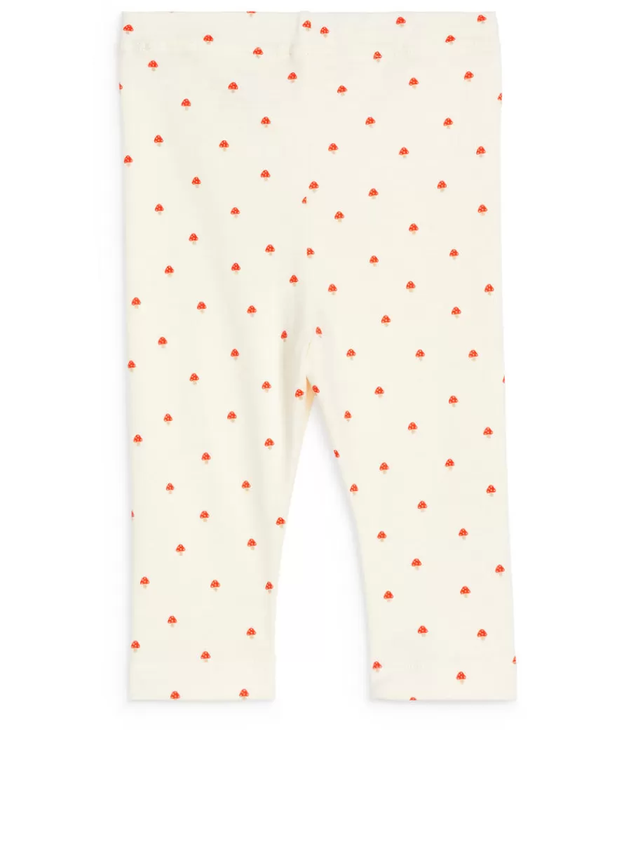 Bas-ARKET Legging en jersey Blanc cassé/Champignons
