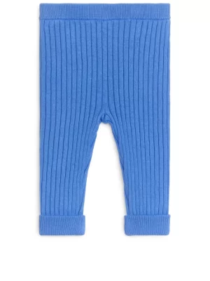 Maille | Bas-ARKET Legging en laine et coton Bleu
