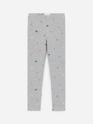 Pantalons Et Shorts | Leggings-ARKET Leggings en jersey imprimé Gris chiné