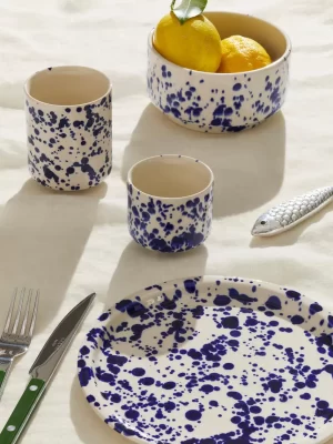 Accessoires De Table | Tasses-ARKET Lot de 2 tasses en grès Bleu/Blanc