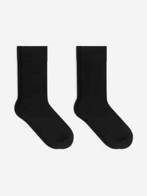 Chaussettes-ARKET Lot de 2 chaussettes en laine Noir