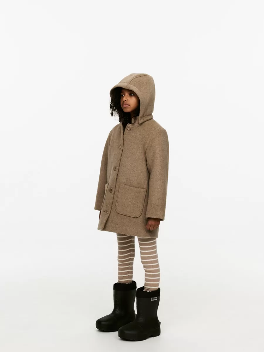 Manteaux Et Vestes | Manteaux Et Vestes-ARKET Manteau en mélange de laine Taupe