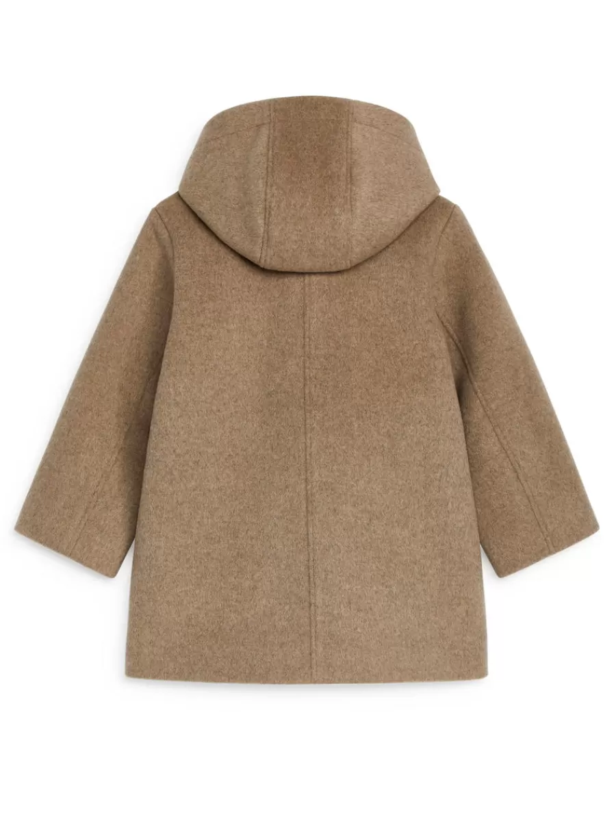 Manteaux Et Vestes | Manteaux Et Vestes-ARKET Manteau en mélange de laine Taupe