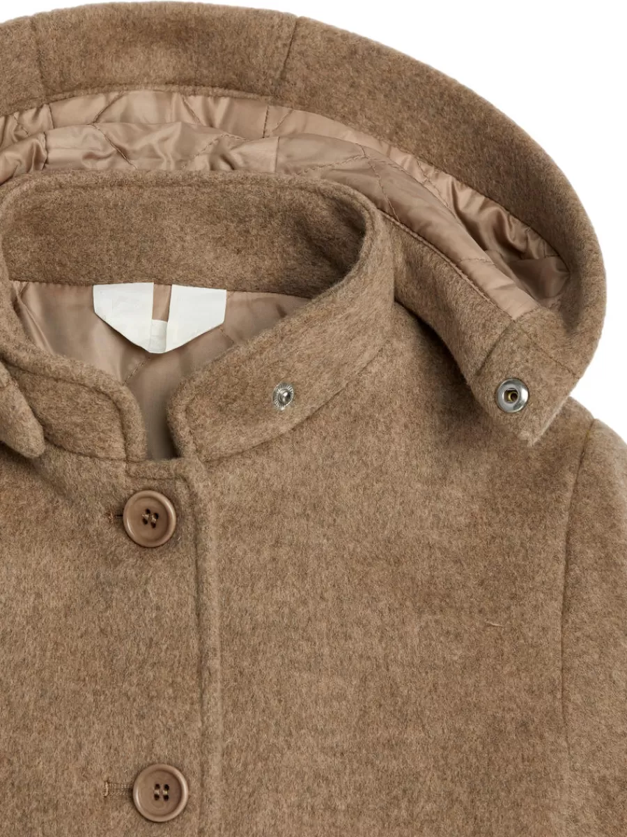 Manteaux Et Vestes | Manteaux Et Vestes-ARKET Manteau en mélange de laine Taupe
