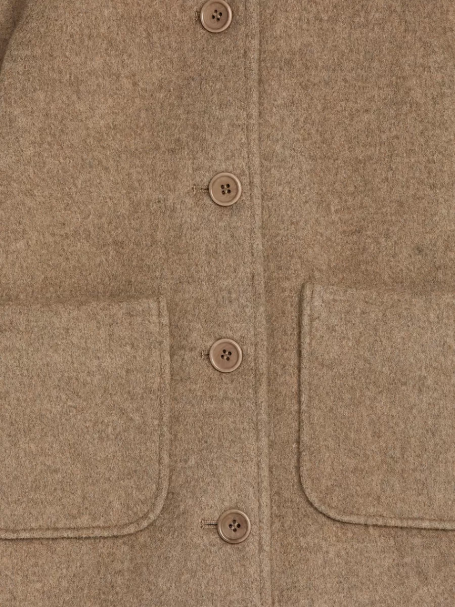 Manteaux Et Vestes | Manteaux Et Vestes-ARKET Manteau en mélange de laine Taupe