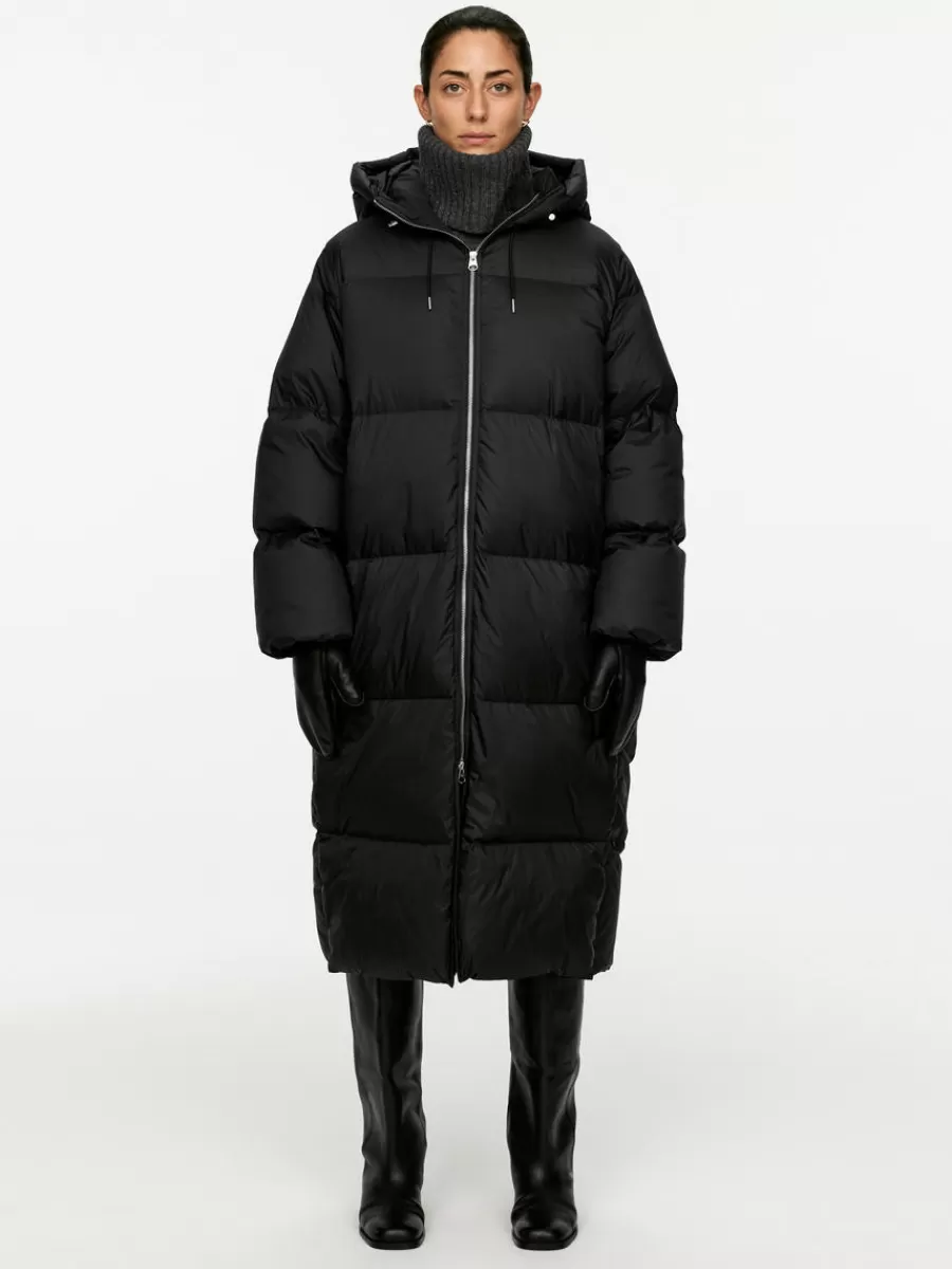 Manteaux Et Vestes-ARKET Manteau long Upcycled Down Noir
