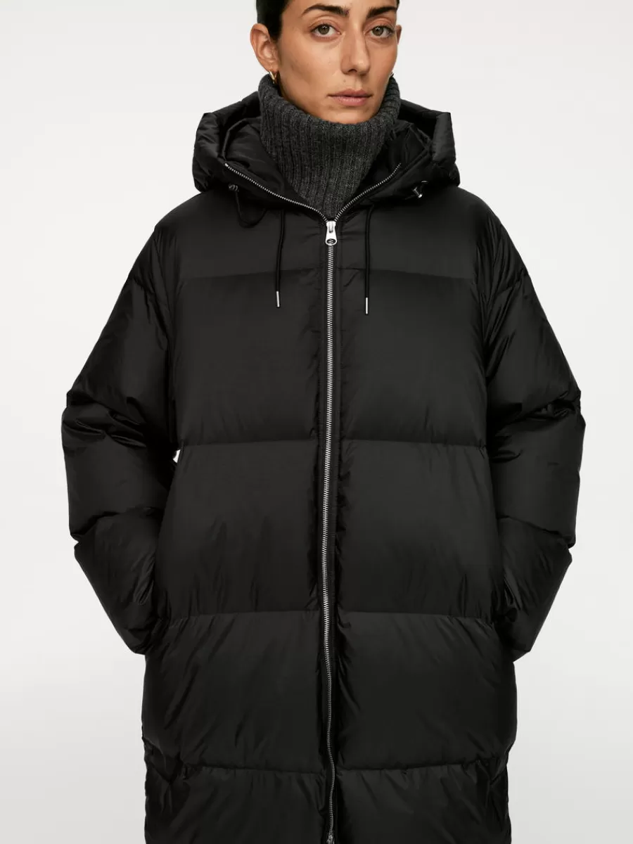 Manteaux Et Vestes-ARKET Manteau long Upcycled Down Noir