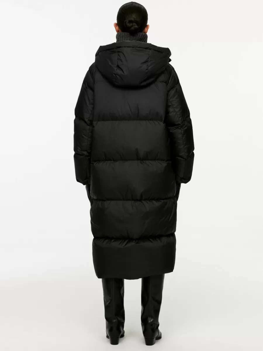 Manteaux Et Vestes-ARKET Manteau long Upcycled Down Noir