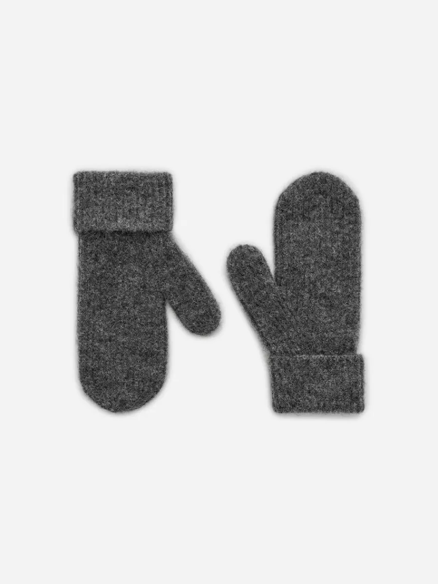 Bonnets Et Gants-ARKET Moufles en mélange de laine et d'alpaga Gris chiné